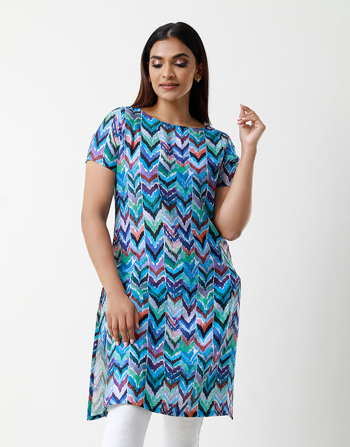 Round Neck with Short Sleeve Kurta