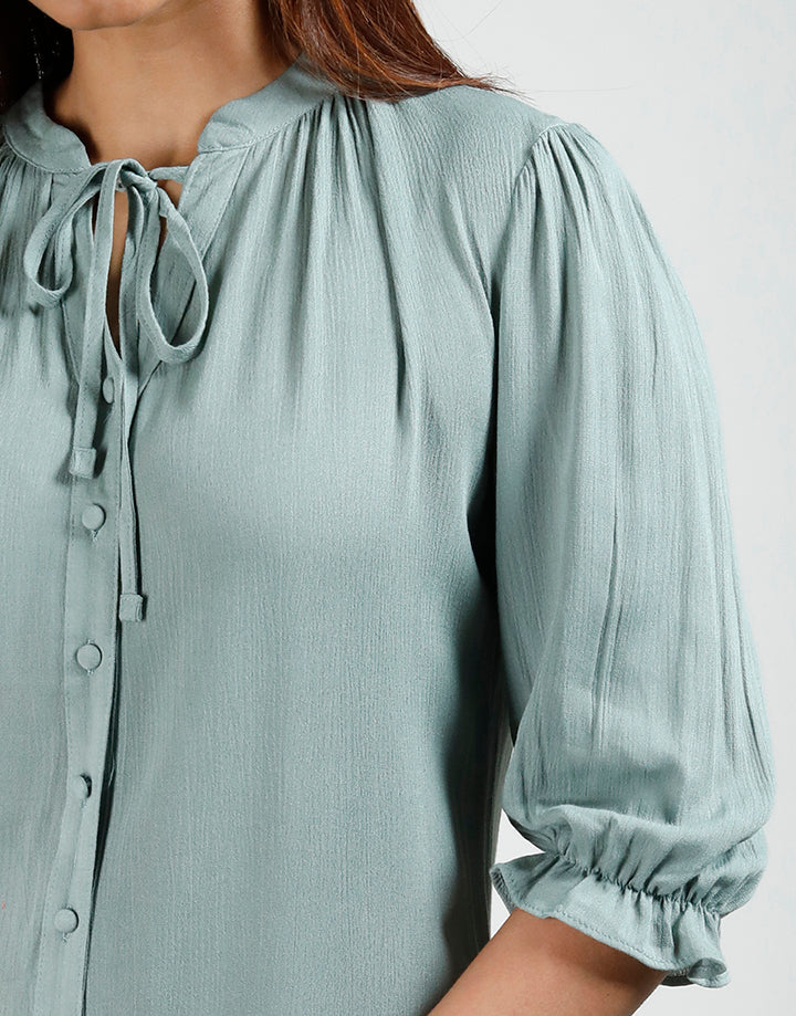 Puff Sleeve Tiered Dress