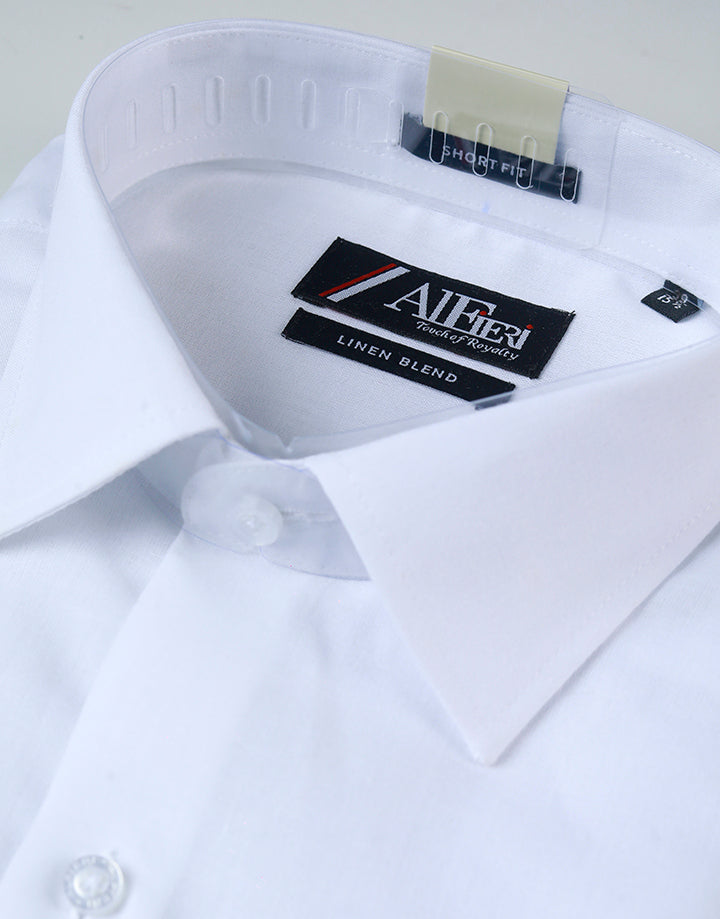Mens White Short Sleeve Shirt