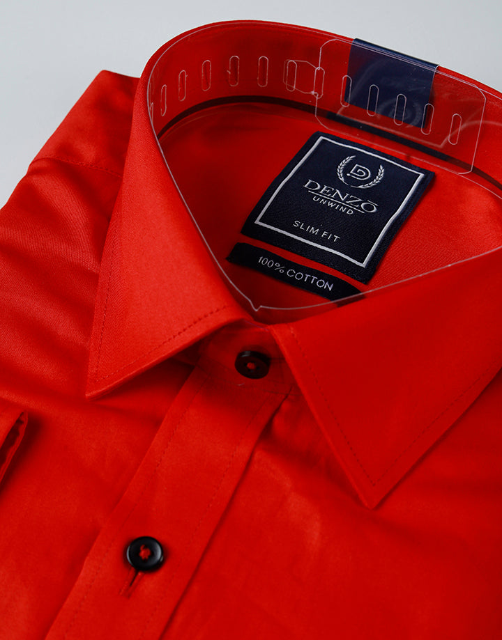DENZO Executive Shirt - CARDINAL