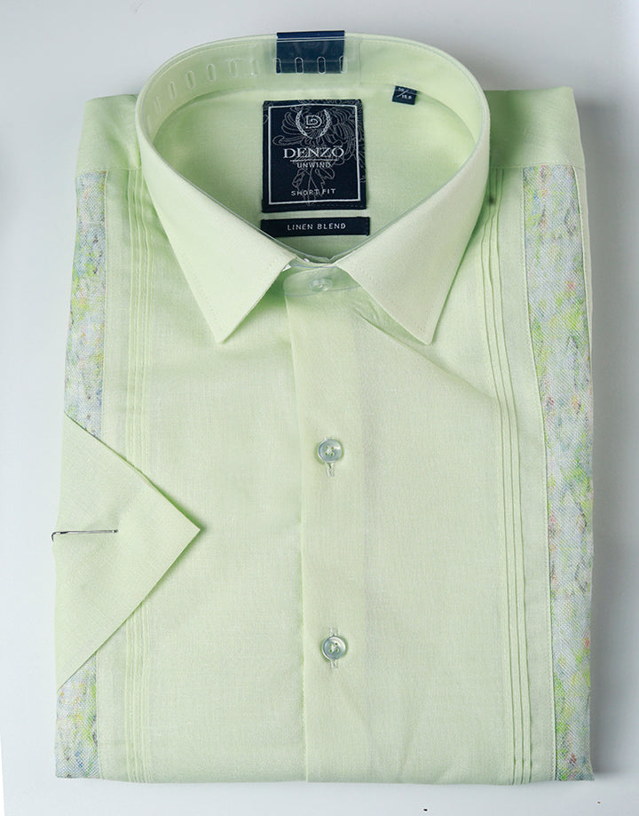 DENZO Unwind Printed Linen Shirt