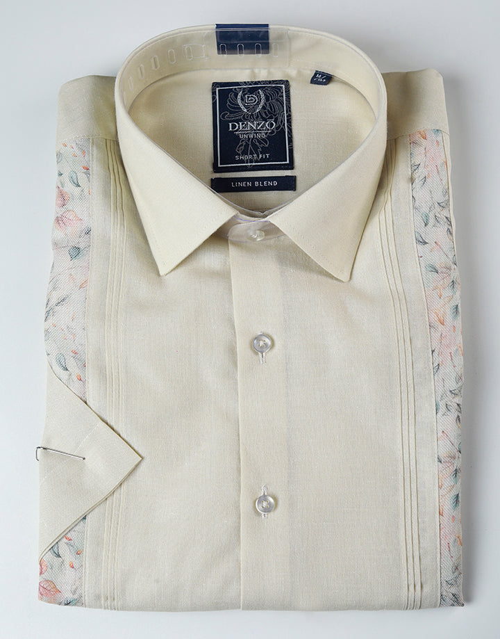 DENZO Unwind Printed Linen Shirt