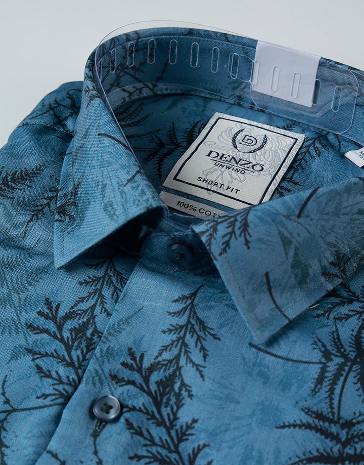 DENZO Unwind Short Sleeve Printed Shirt