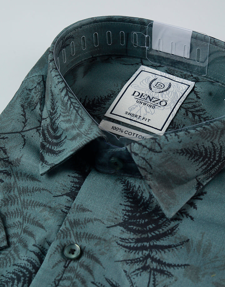 DENZO Unwind Short Sleeve Printed Shirt