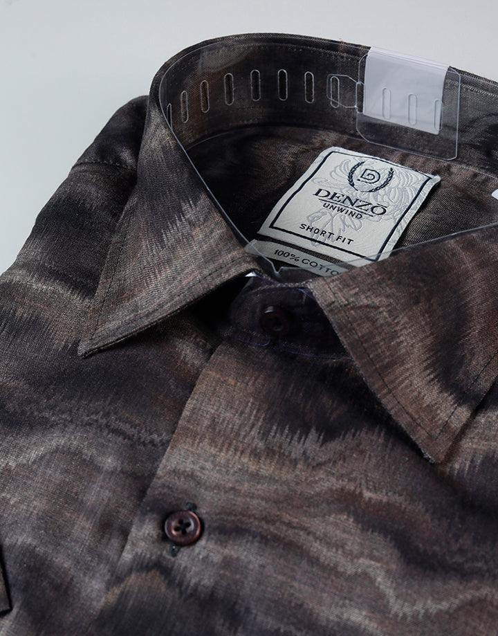 DENZO Premium Short Fit 100% Cotton Shirt