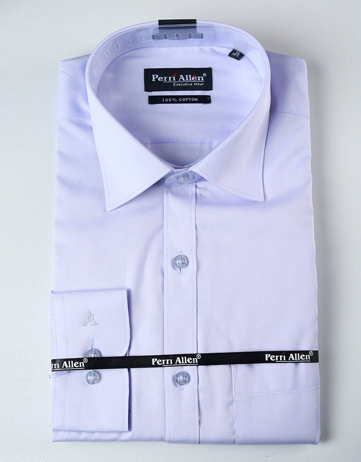 PERRI ALLEN Executive – Slim Fit Plain Shirt