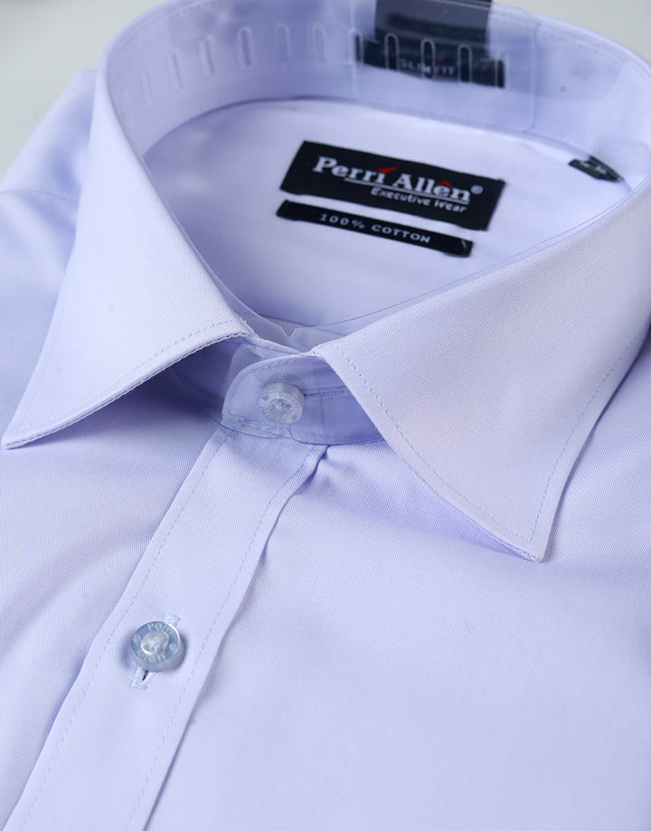 PERRI ALLEN Executive – Slim Fit Plain Shirt
