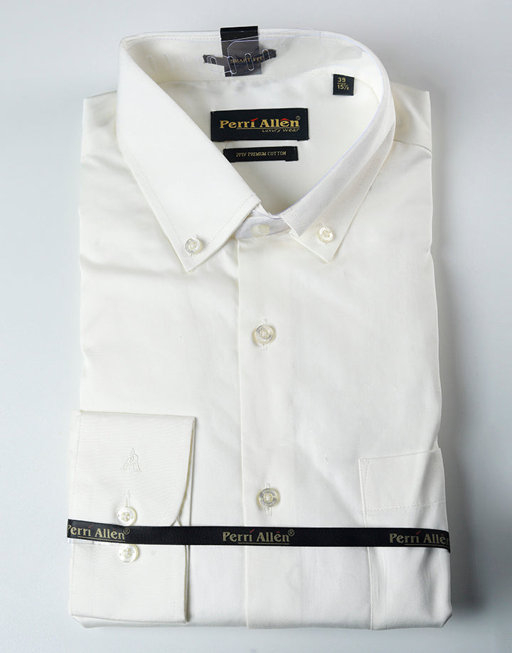 PERRI ALLEN Luxury Smart Fit Button-Down Shirt