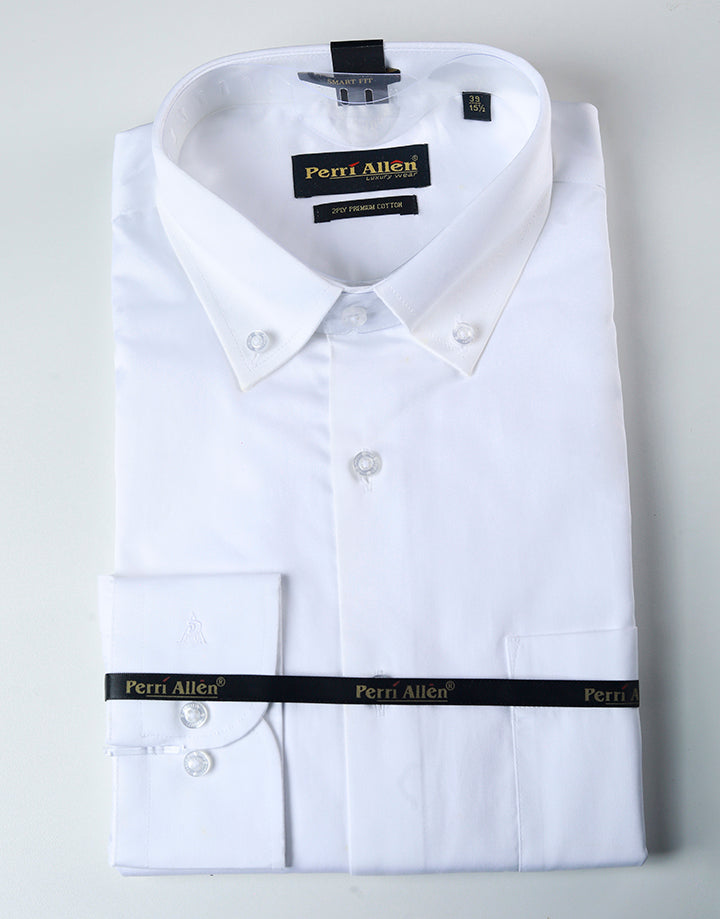 PERRI ALLEN Luxury Smart Fit Button-Down Shirt