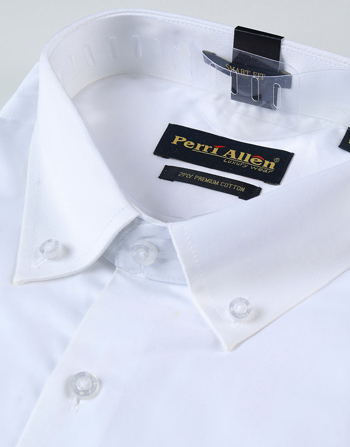 PERRI ALLEN Luxury Smart Fit Button-Down Shirt