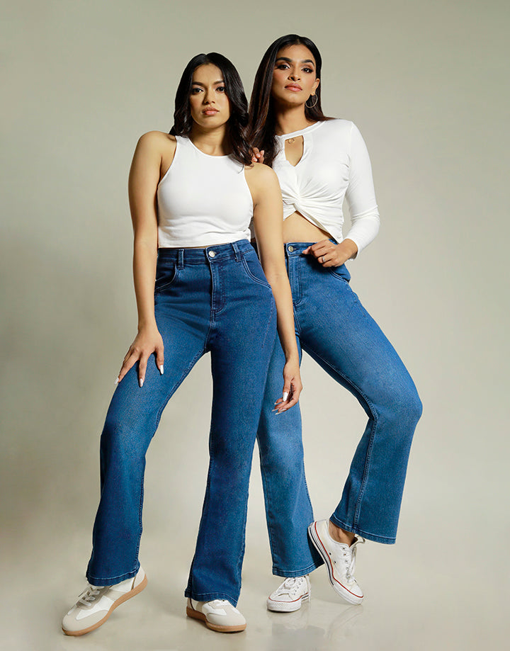 MOODS Denim Pant with Side Pockets