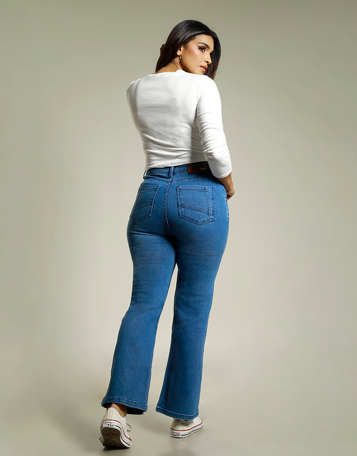 MOODS Denim Pant with Side Pockets