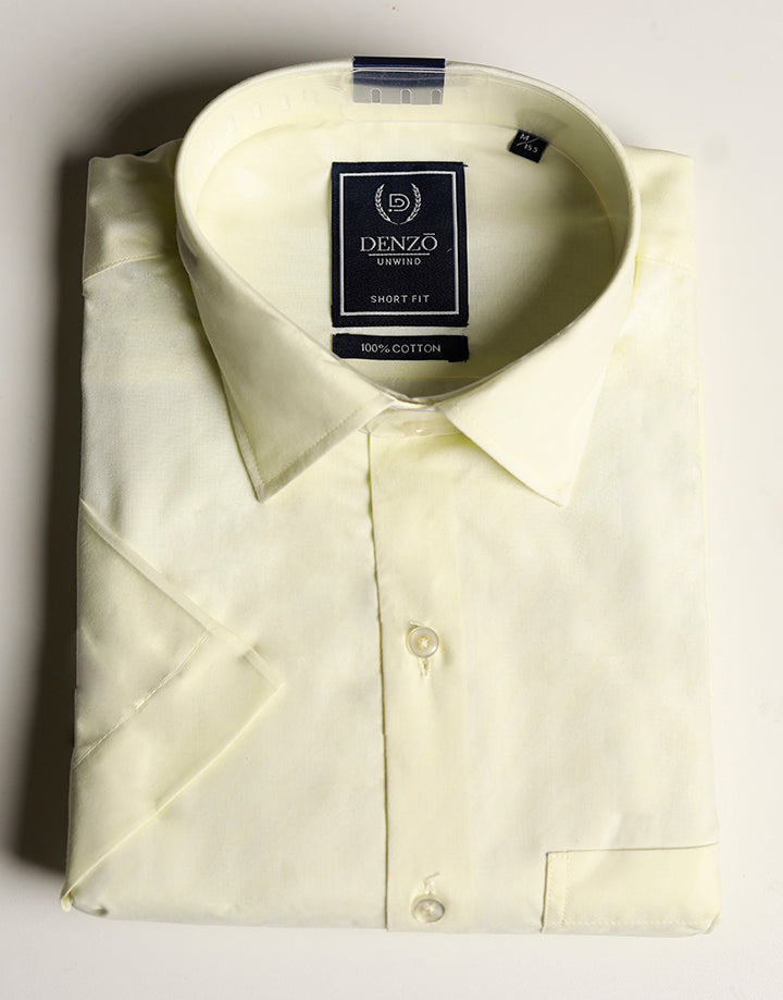 DENZO Executive – Slim Fit Plain Shirt