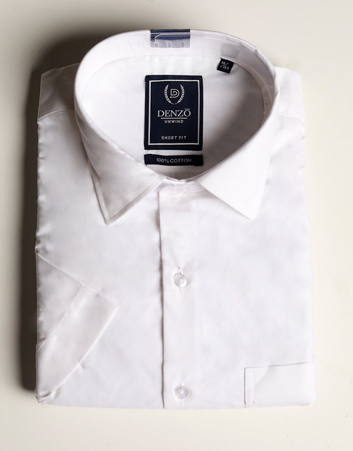 DENZO Executive – Slim Fit Plain Shirt
