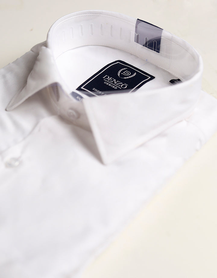 DENZO Executive – Slim Fit Plain Shirt