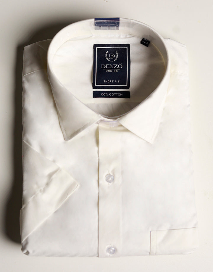 DENZO Executive – Slim Fit Plain Shirt