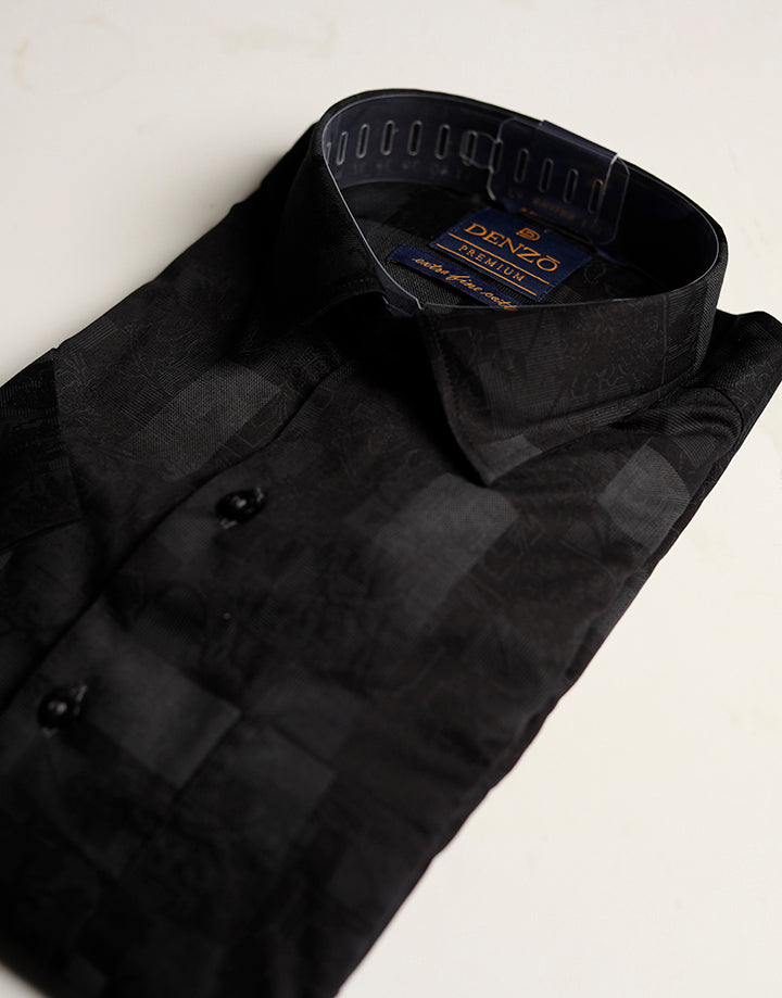 DENZO Urban Twill Large Check Short Sleeves
