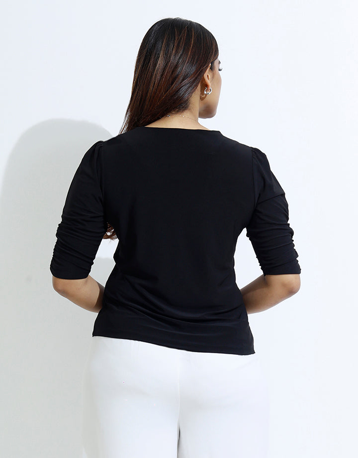 Scalloped Detail Top