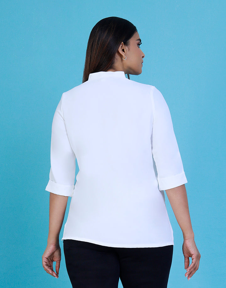 3/4 Sleeve Kurta with Embroidery Detail