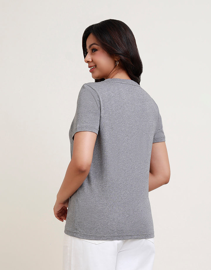 Short Sleeve T-Shirt With Screen Print