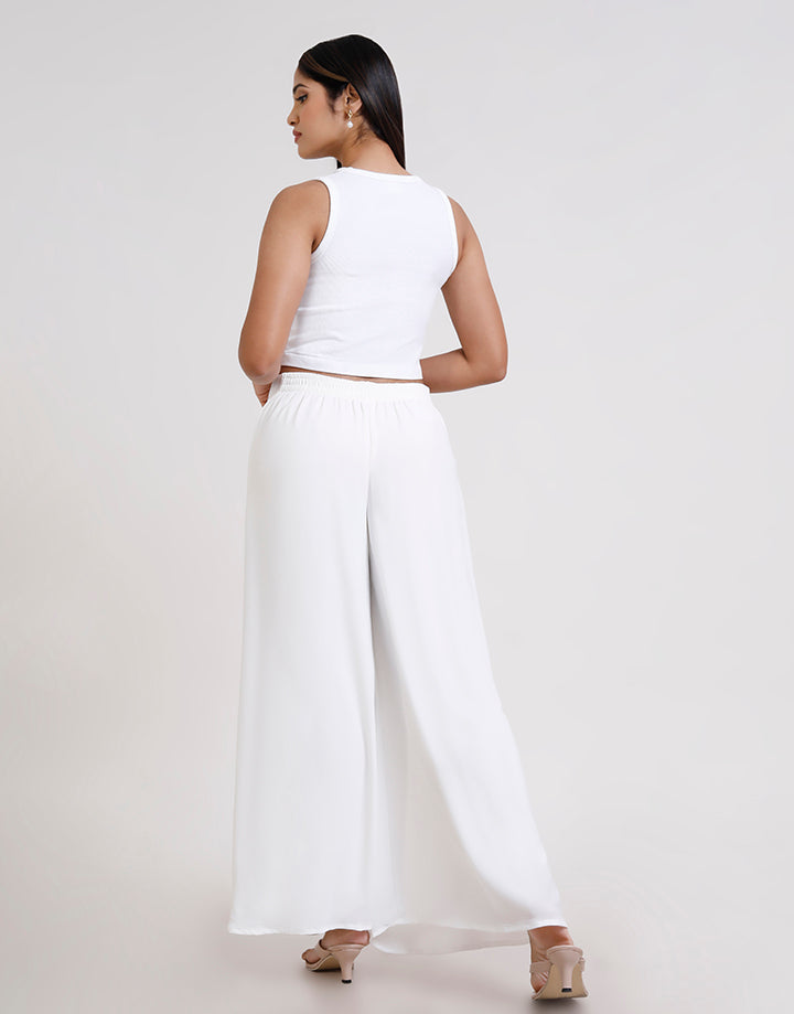 Plain Palazzo Pant with Linning