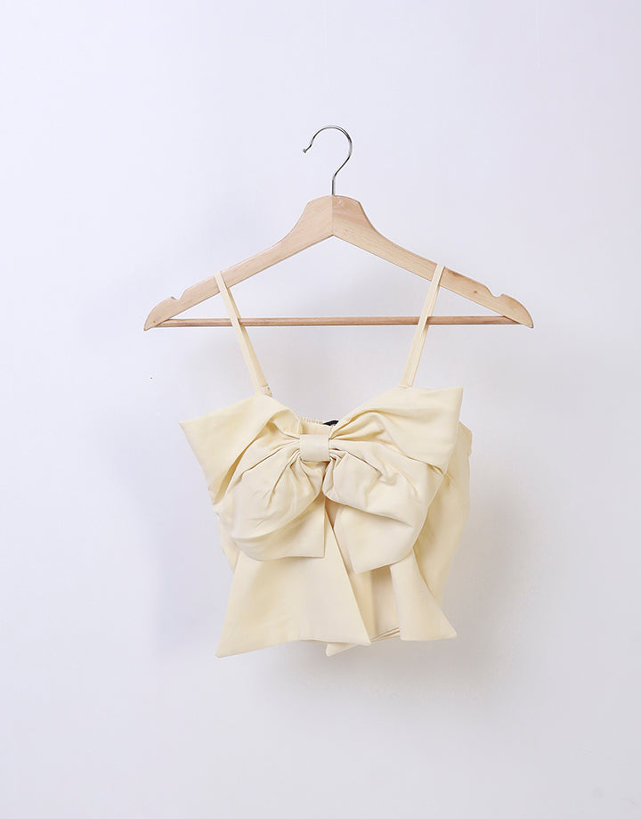 Strappy Crop Top with Bow