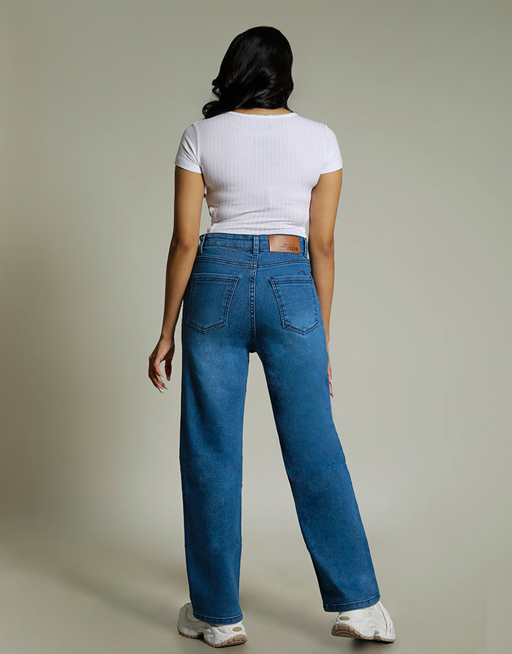 MOODS Denim Pant with Side Pockets