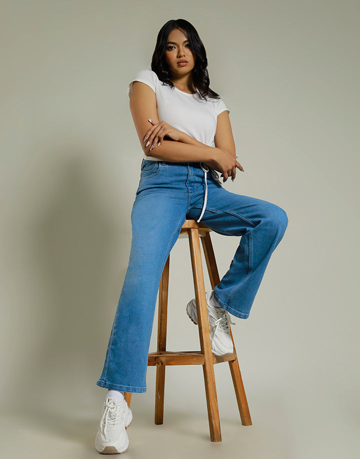 MOODS Denim Pant with Side Pockets