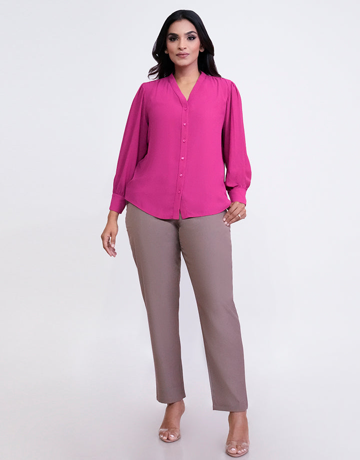 3 Button Office Slim Fit Pant