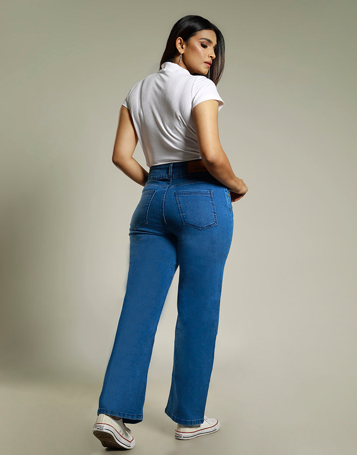Moods Straight Fit Denim with Pockets