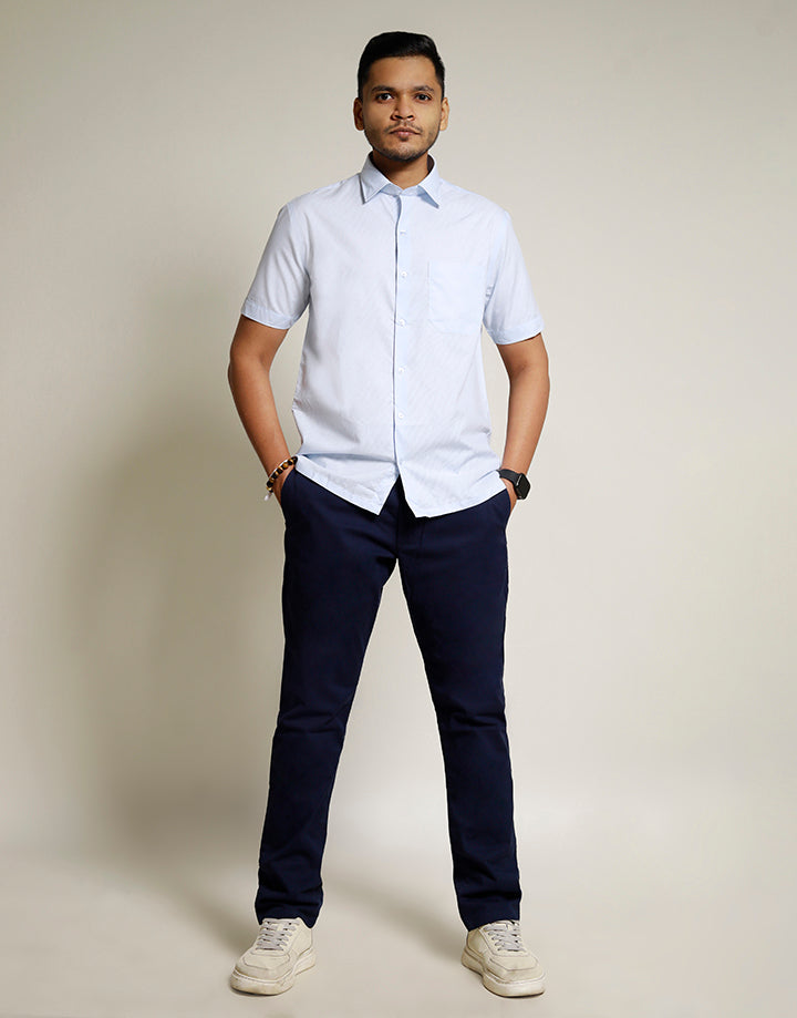 DENZO Executive – Slim Fit Plain Shirt