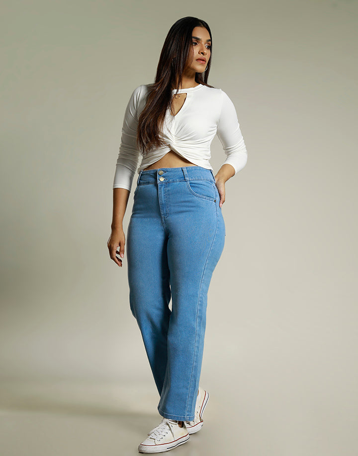 Moods Straight Fit Denim with Pockets
