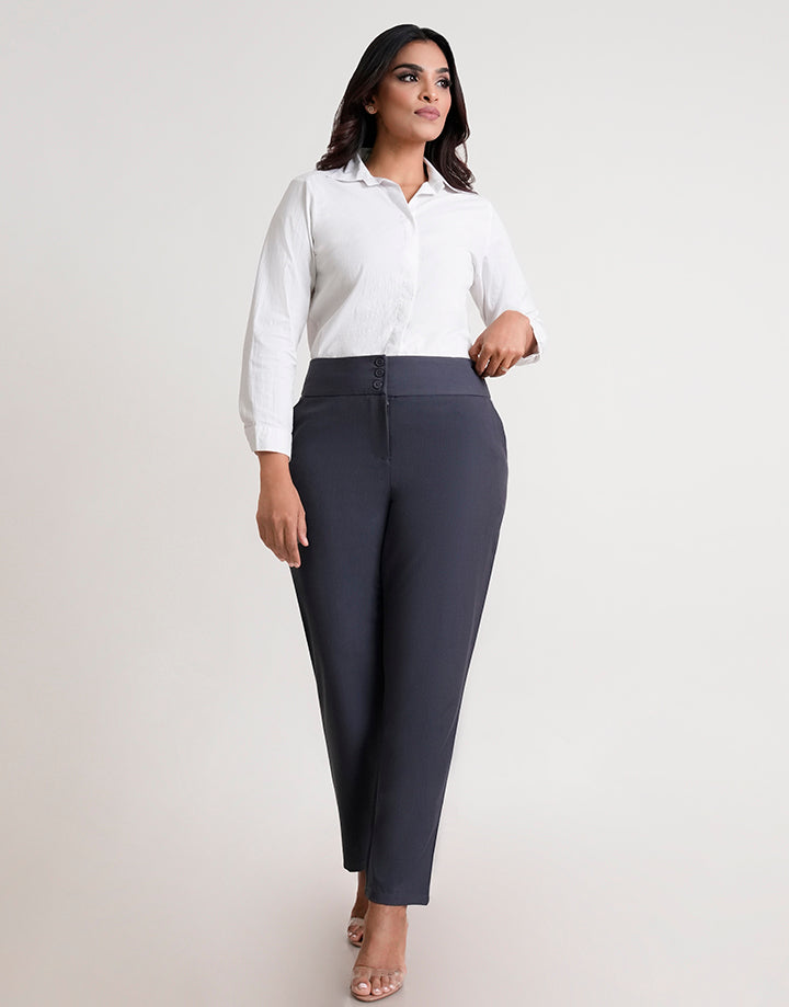 3 Button Office Slim Fit Pant