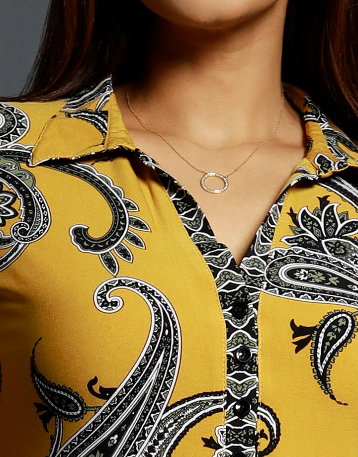 Printed Ladies Shirt Blouse