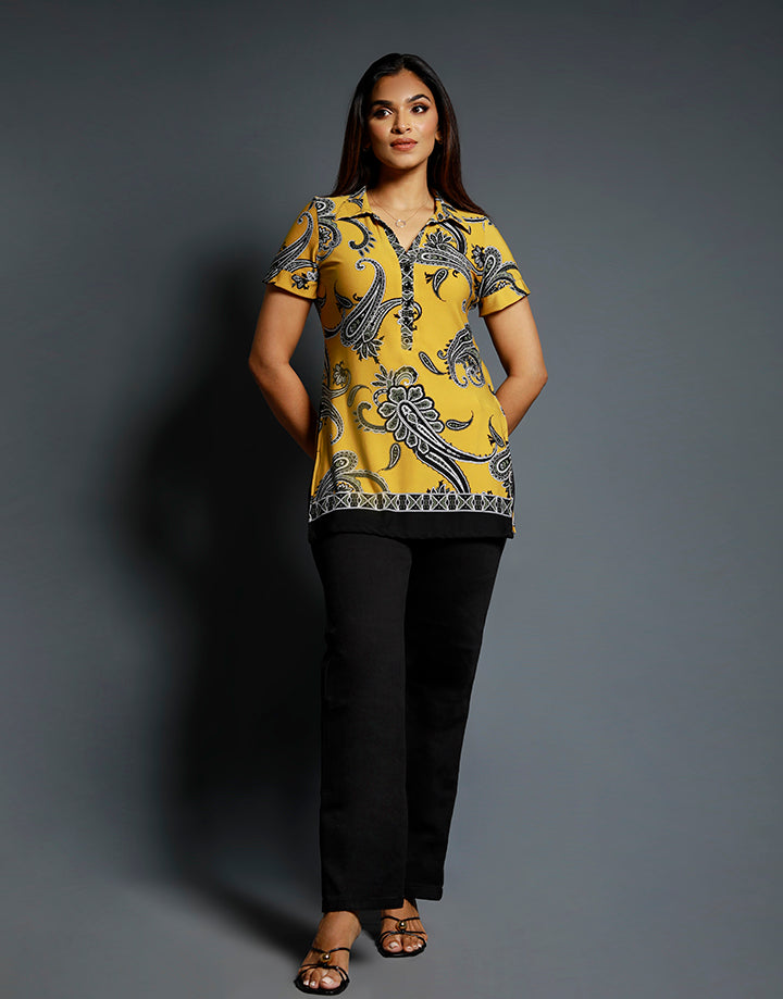 Printed Ladies Shirt Blouse