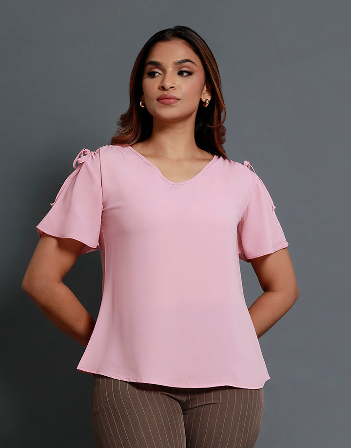 Shoulder Draw String Blouse