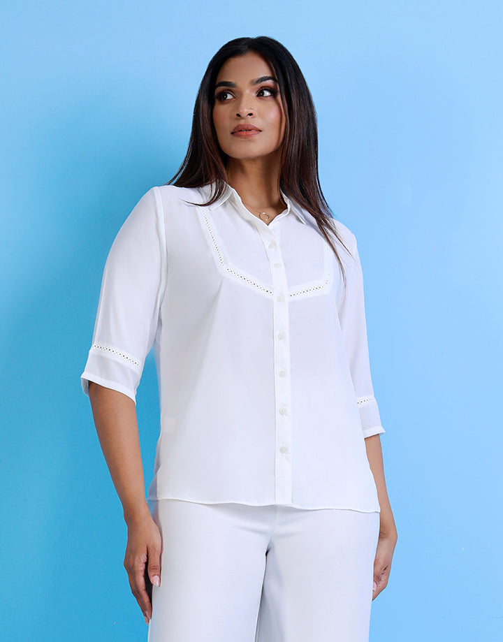 Standared Collar Blouse
