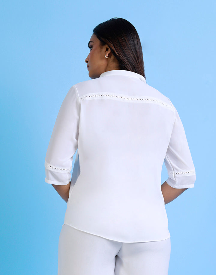 Standared Collar Blouse