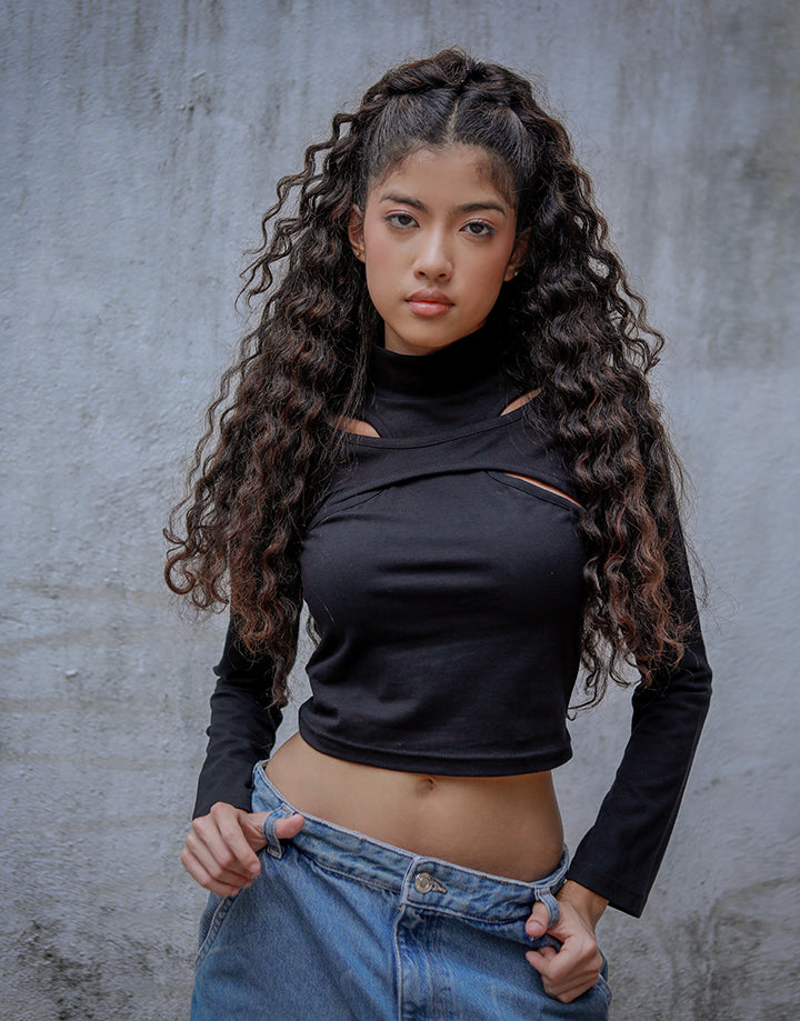 Long Sleeve Crop Top