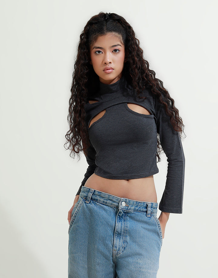 Long Sleeve Crop Top