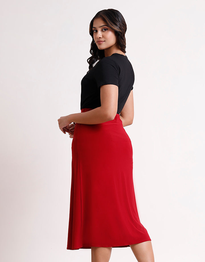 Plain ITY A-Line Skirt Elastic Band