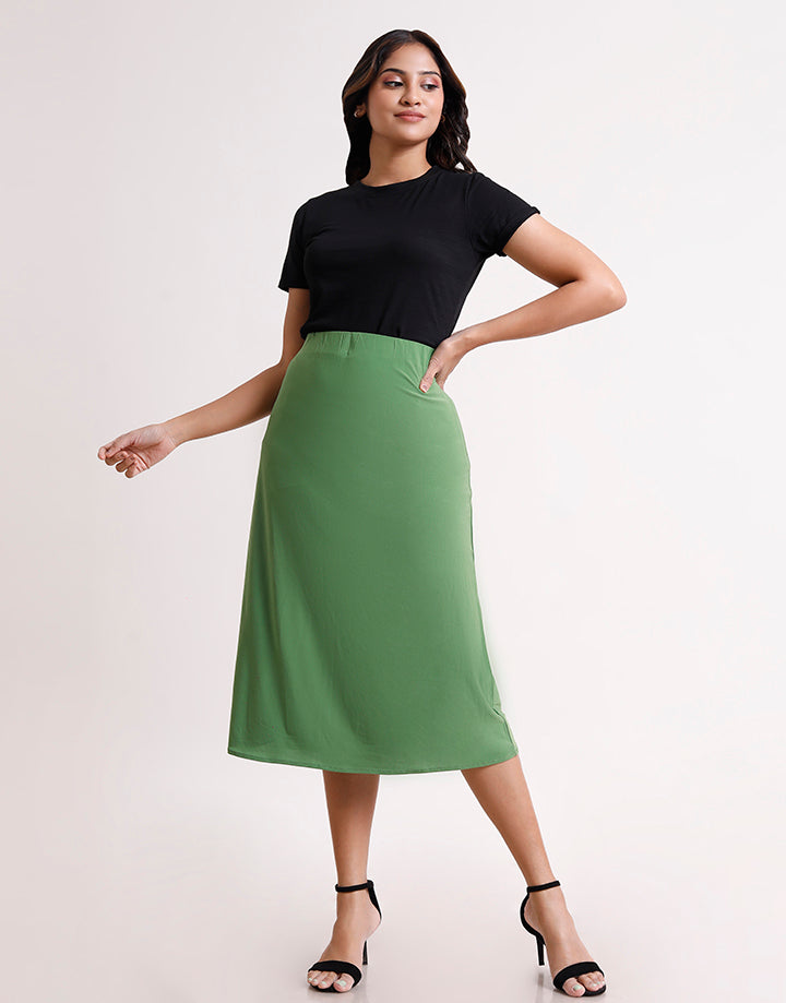 Plain ITY A-Line Skirt Elastic Band