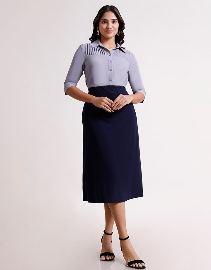 Plain ITY A-Line Skirt Elastic Band