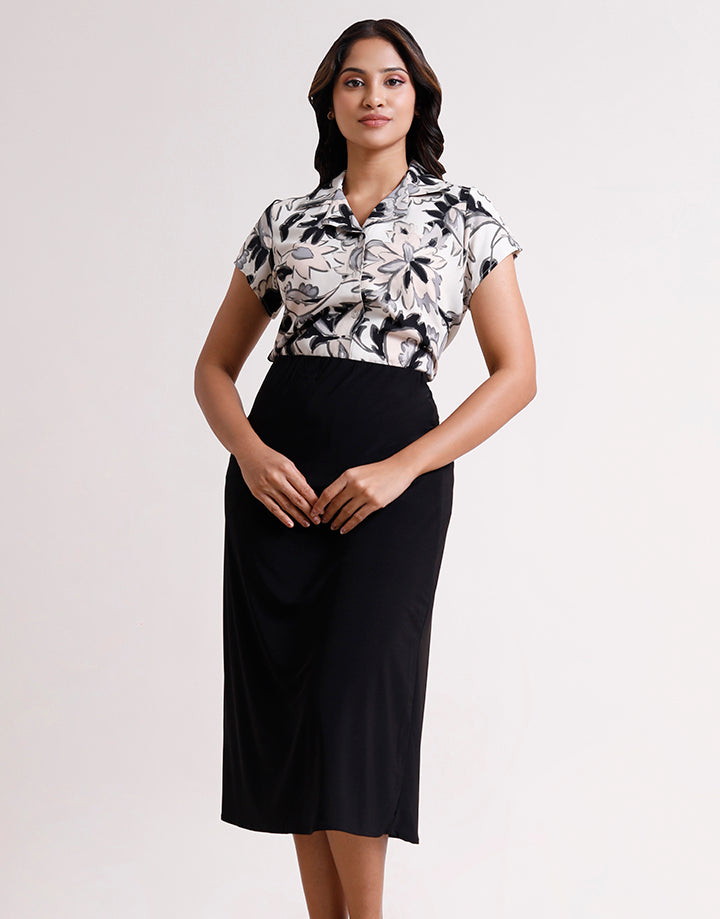 Plain ITY A-Line Skirt Elastic Band