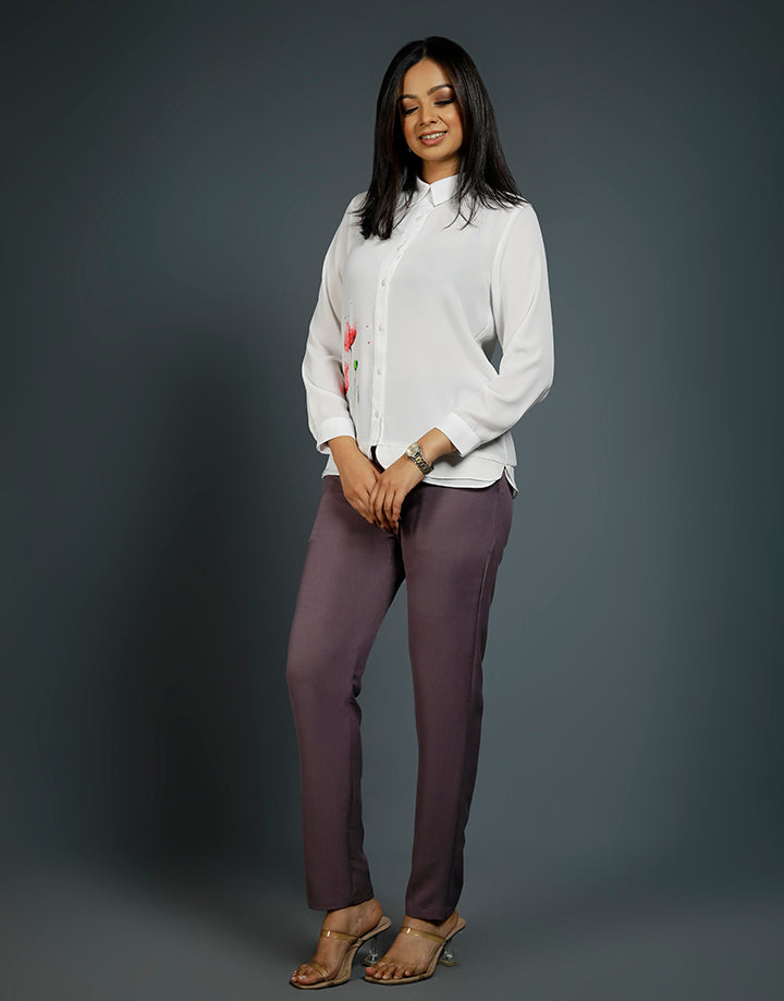 3 Button Office Slim Fit Pant