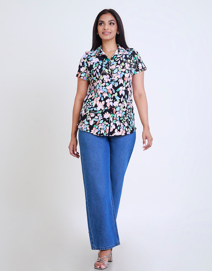 Printed Ladies Shirt Blouse