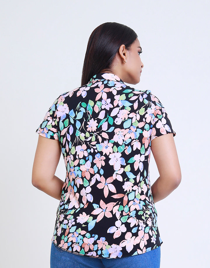 Printed Ladies Shirt Blouse