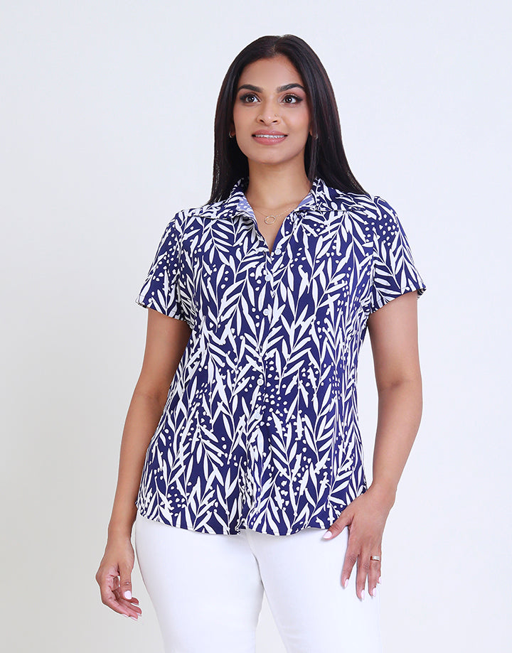 Printed Ladies Shirt Blouse