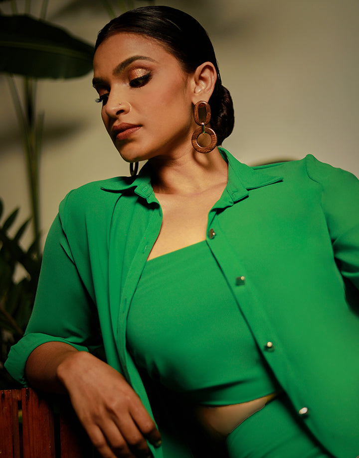 Long Sleeve  Button Down Shirt