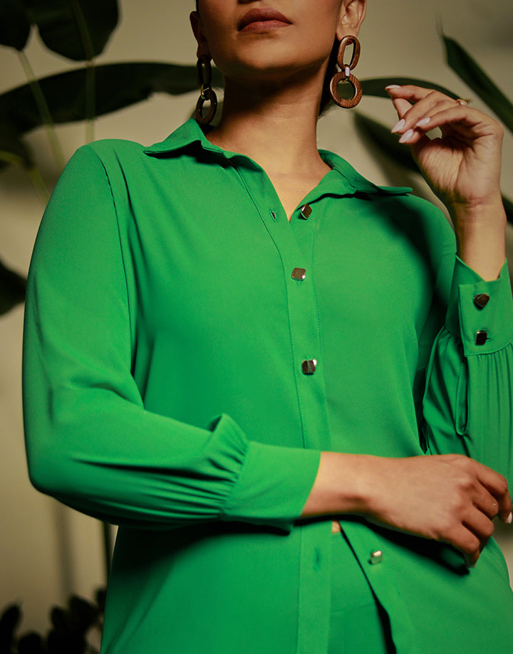 Long Sleeve  Button Down Shirt